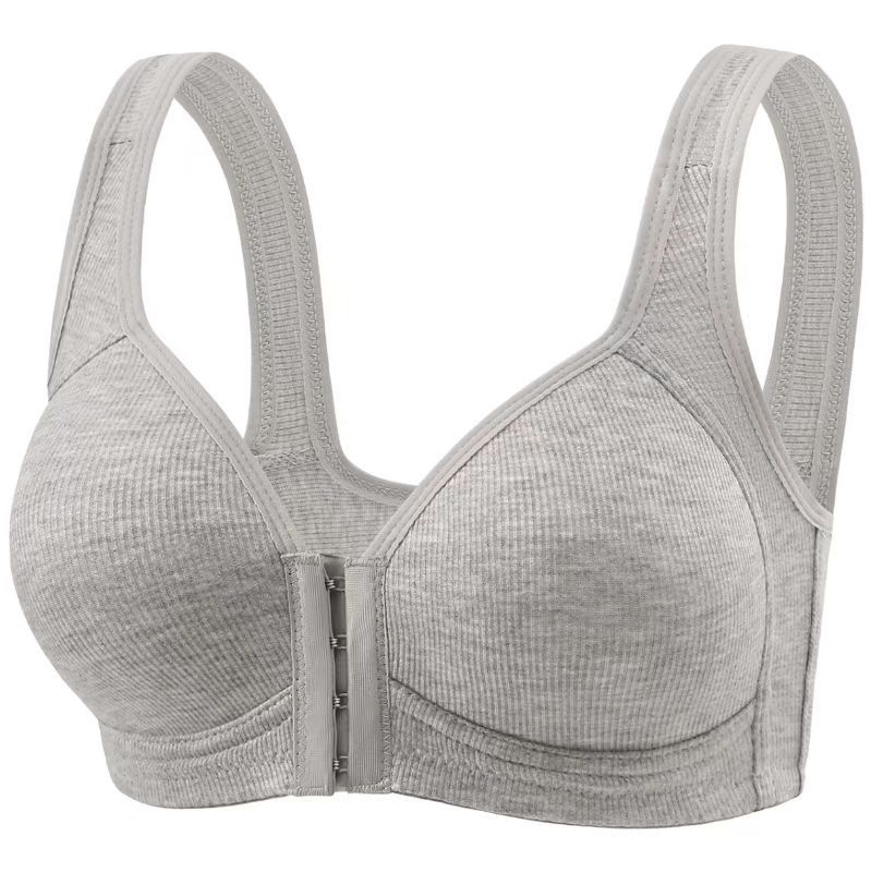 Underwire Bra Padded - Übergrößen-BH mit Vorderverschluss, kabelloser BH mit