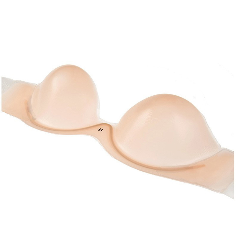 Backless Bra Sticky - Plus Size Silikon-BH für Damen, trägerlos,