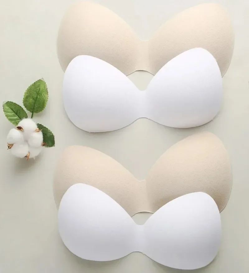 T Shirt Bra Seamless - 1 Paar Damen Sommer Badeanzug Polster-Einsätze