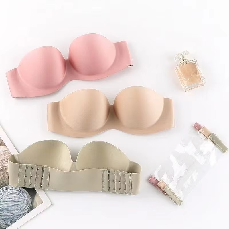 Cotton Bra Everyday - Sexy trägerloser Push-Up-BH für Damen, nahtlose,