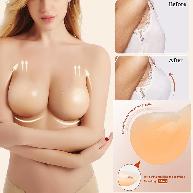 1/2 Paar klebrige BHs für Dame – Backless Bra Sticky Bewertung und Preis