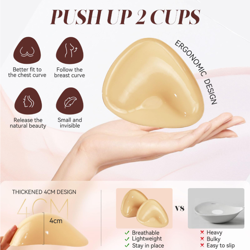 Kave 1/2 Paar doppelseitiger k – Push Up Bra Silicone Bewertung und Preis