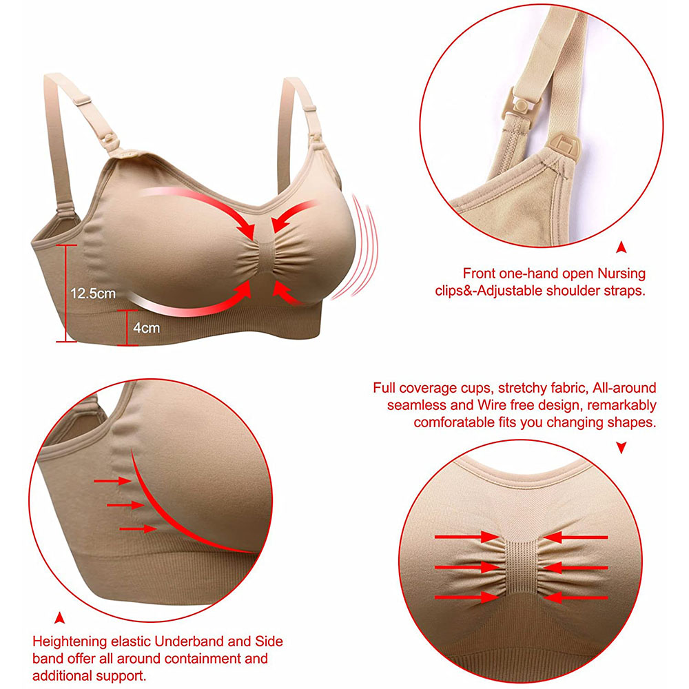Damen Mutterschafts-Still-BH m – Nursing Bra Clip Bewertung und Preis