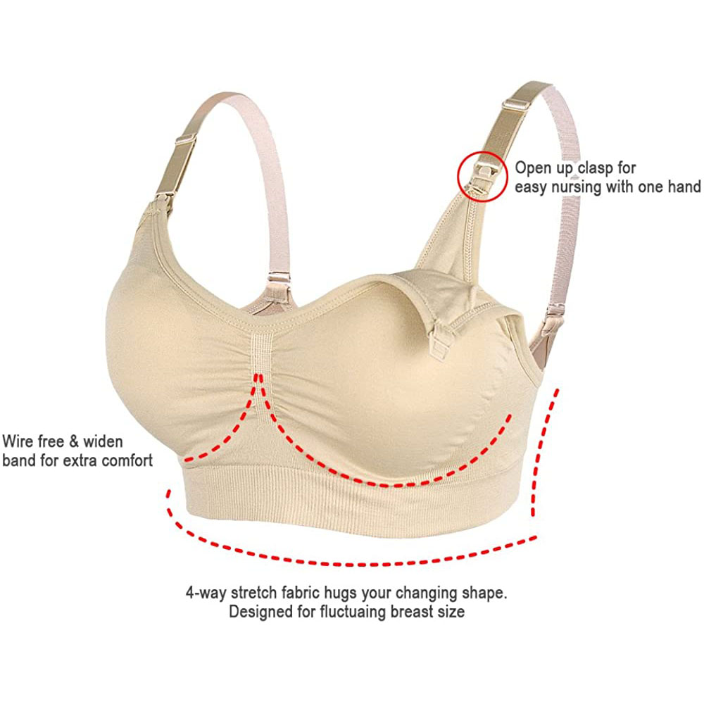 Damen Mutterschafts-Still-BH m – Nursing Bra Clip Bewertung und Preis